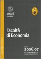 Agenda accademica 2006-2007 Facoltà di economia Torino edito da Artero