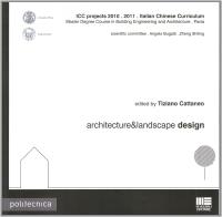 Architecture & landscape design di Tiziano Cattaneo edito da Maggioli Editore