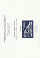 Wolfang Amadeus Mozart. Concerto K 175 accomodato per due cembali. Associazione Clavicembalistica Bolognese edito da Scienze e Lettere