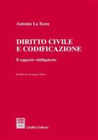 Diritto civile e codificazione. Il rapporto obbligatorio di Antonio La Torre edito da Giuffrè