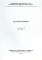 Archivio Galimberti. Inventario edito da Ministero Beni Att. Culturali
