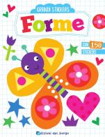 Forme. Grandi stickers. Con adesivi di Elizabeth Golding edito da Edizioni del Borgo