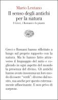 Il senso degli antichi per la natura. I Greci, i Romani e le piante di Mario Lentano edito da Einaudi
