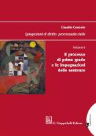 Spiegazioni di diritto processuale civile vol.2 di Claudio Consolo edito da Giappichelli