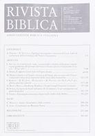 Rivista biblica (2015) vol.1-2 edito da EDB