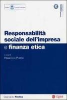 Responsabilità sociale dell'impresa e finanza etica edito da EGEA
