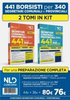 Concorso 441 borsisti per 340 posti di segretario comunale. Kit 2 volumi. Manuale materie giuridiche + manuale materie economiche-finanziarie e contabili edito da Nld Concorsi