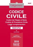 Codice civile. Codici del regno d'Italia. Codice di procedura civile. Leggi complementari edito da Edizioni Giuridiche Simone