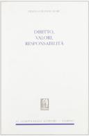 Diritto, valori, responsabilità di Franco Bonsignori edito da Giappichelli