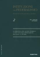 Istituzioni del federalismo. Rivista di studi giuridici e politici (2021) vol.2 edito da Rubbettino