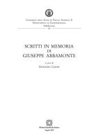 Scritti in memoria di Giuseppe Abbamonte edito da Edizioni Scientifiche Italiane