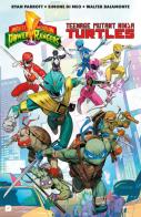 Mighty morphin Power Rangers/Teenage mutant ninja turtles di Ryan Parrott, Simone Di Meo edito da Edizioni BD