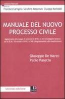 Manuale del nuovo processo civile di Giuseppe De Marzo, Paolo Pasetto edito da Dike Giuridica