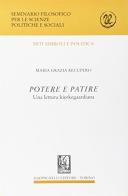 Potere e patire. Una lettura kierkegaardiana di M. Grazia Recupero edito da Giappichelli