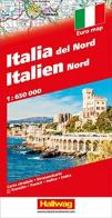 Italia del Nord-Italien Nord 1:650.000 edito da Hallwag
