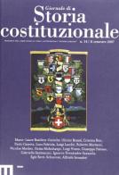 Giornale di storia costituzionale vol.14 edito da eum