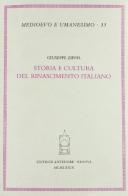 Storia e cultura del Rinascimento italiano di Giuseppe Zippel edito da Antenore