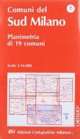 Comuni del sud Milano. Planimetria di 19 comuni edito da Edizioni Cart. Milanesi