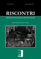 Riscontri. Rivista di cultura e di attualità (2021) vol.1 edito da Terebinto Edizioni