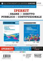 Iperkit esame di diritto pubblico e costituzionale: Ipercompendio diritto pubblico e costituzionale-Schemi & schede di diritto pubblico e costituzionale edito da Edizioni Giuridiche Simone