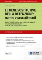 Le pene sostitutive della detenzione: norme e procedimenti. Guida teorico-pratica alle misure alternative e alla giustizia riparativa alla luce della riforma Cartabia di Massimiliano Castagna edito da Legislazione Tecnica