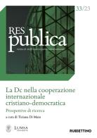Res publica (2023) vol.33 edito da Rubbettino