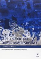 Materiali per lo studio del diritto amministrativo di Giovanni D'Angelo edito da EDUCatt Università Cattolica