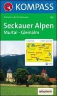 Carta escursionistica n. 223. Austria. Ad est delle Alpi. Vienna, Stiria... Sexkauer Alpen, Gleinalm 1:50.000. Adatto a GPS. DVD-ROM digital map. Ediz. bilingue edito da Kompass