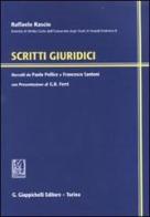 Scritti giuridici di Raffaele Rascio edito da Giappichelli