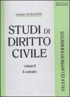 Studi di diritto civile vol.2 di Luciano Guaglione edito da Neldiritto Editore