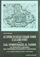 Le opere di G. C. Vanini e le loro fonti vol.4 di Luigi Corvaglia edito da Congedo