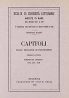 Capitoli delle monache di Pontetetto (rist. anast.) edito da Forni
