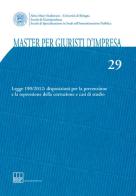Master per giuristi d'impresa vol.29 edito da Bononia University Press