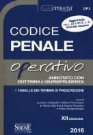 Codice penale operativo annotato con dottrina e giurisprudenza edito da Edizioni Giuridiche Simone