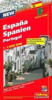 Spagna e Portogallo-España, Portugal-Spanien, Portugal 1:1.000.000 edito da Hallwag