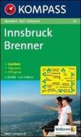 Carta escursionistica n. 36. Austria. Tirolo... Innsbruck, Brenner 1:50.000. Con carta panoramica. Adatto a GPS. Digital map. DVD-ROM. Ediz. bilingue edito da Kompass