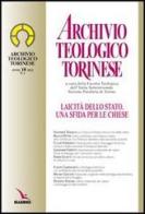 Archivio Teologico Torinese (2012) vol.1 edito da Elledici