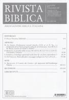 Rivista biblica (2020) vol.1 edito da EDB