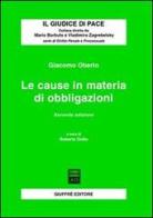 Le cause in materia di obbligazioni di Giacomo Oberto edito da Giuffrè