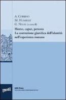 Homo, caput, persona. La costruzione giuridica dell'identità nell'esperienza romana edito da Iuss Press