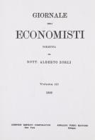 Giornale degli Economisti. 1ª serie vol.3 edito da Forni