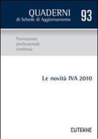 Le novità IVA 2010 edito da Eutekne