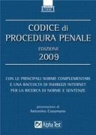 Codice di procedura penale 2009 edito da Alpha Test