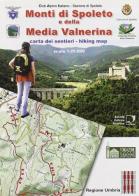 Monti di Spoleto e Media Valnerina. Carta dei sentieri 1:25.000 edito da Ricerche