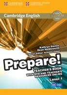 Cambridge English Prepare! 1. Teacher's book. Per le Scuole superiori. Con espansione online. Con DVD-ROM di Annette Capel, Niki Joseph edito da Cambridge University Press