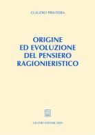 Origine ed evoluzione del pensiero ragionieristico di Claudio Privitera edito da Giuffrè