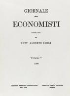 Giornale degli Economisti. 1ª serie vol.5 edito da Forni