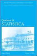 Quaderni di statistica (2006) vol.8 edito da Liguori