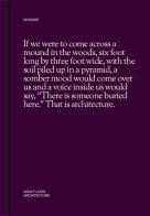 Architecture. Ediz. illustrata di Adolf Loos edito da Divisare Books