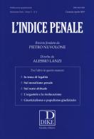 L' indice penale (2019) vol.1 edito da Dike Giuridica